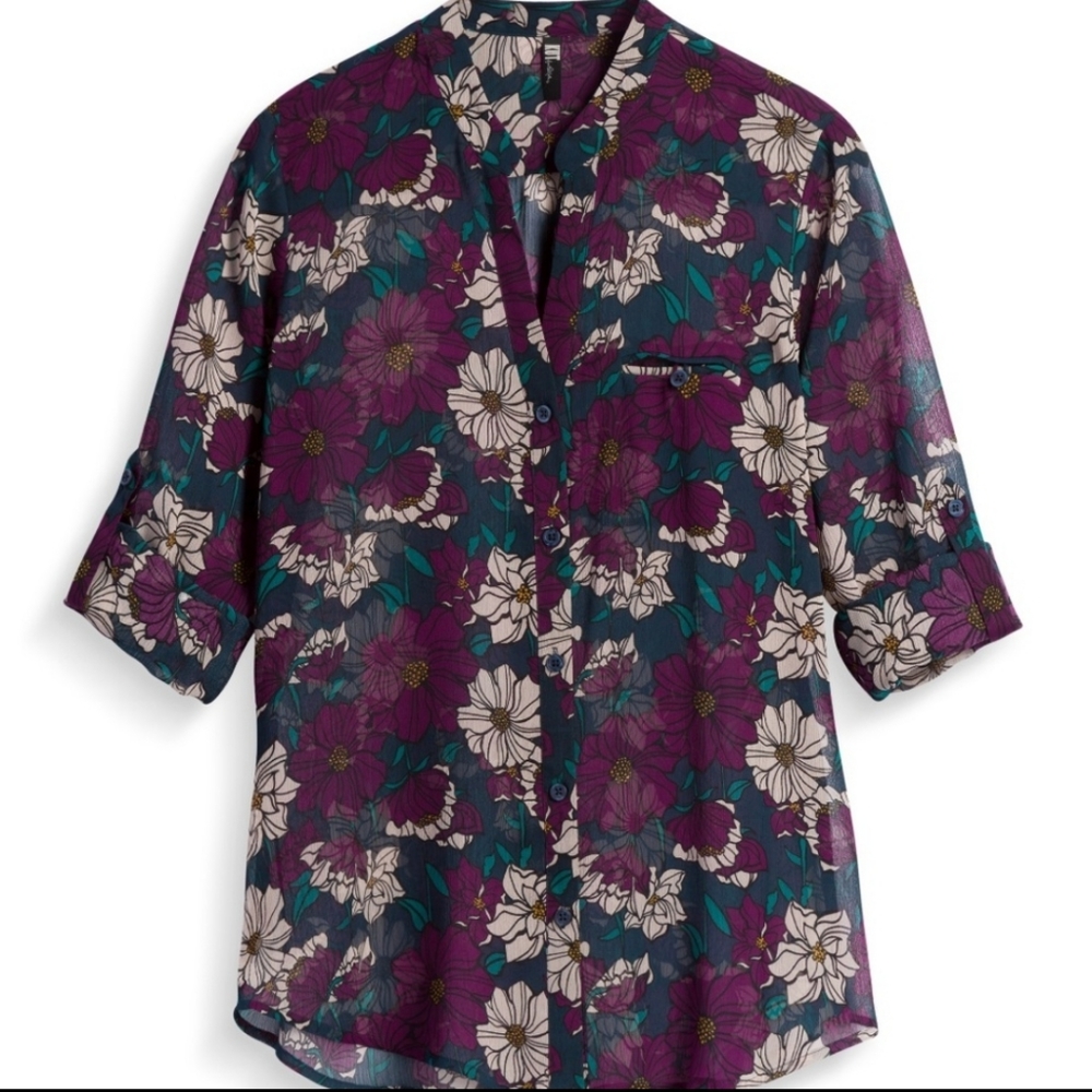 Sinclaire Button Down Blouse - Medium - image 1